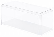 Pioneer Plastics 355CD-UV Clear Acrylic Display Case for 1:18 Scale Cars (Mirrored, UV Resistant), 13" W x 5.5" D x 5" H (Mailer Box)