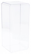Pioneer Plastics 576C Clear Plastic Beveled Edge Display Case, 6" W x 7" D x 15.5" H (Mailer Box)
