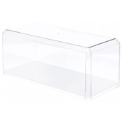 Pioneer Plastics 576CD-UV Clear Plastic Display Case for Large 1:18 Scale Cars (Mirrored, UV Resistant), 15.5" W x 7" D x 6" H (Mailer Box)