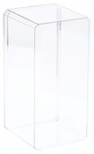 Pioneer Plastics 094C Clear Acrylic Beveled Edge Display Case, 4.375" W x 4.125" D x 9" H (For 8 inch dolls) (Mailer Box)