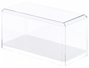 Pioneer Plastics 094CD-UV Clear Acrylic Display Case for 1:24 Scale Cars (Mirrored, UV Resistant), 9" W x 4.125" D x 4.375" H (Mailer Box)