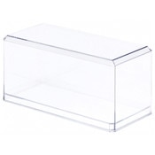 Pioneer Plastics 084C-UV Clear Plastic Display Case for 1:32 Scale Cars (UV Resistant), 8" W x 3.75" D x 3.5" H (Mailer Box)