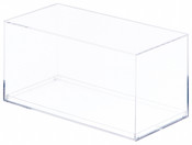 Pioneer Plastics 083C Clear Acrylic Display Case for 1:32 Scale Cars, 8" W x 3.75" D x 3.5" H (Mailer Box)