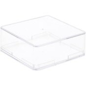 Pioneer Plastics 133C-UV Clear Plastic Hockey Puck Display Case (UV Resistant), 2.875" W x 2.875" D x 1.0625" H
