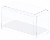 Pioneer Plastics 164CD Clear Acrylic Display Case for 1:64 Scale Cars (Mirrored), 3.5" W x 1.625" D x 1.75" H (Mailer Box)