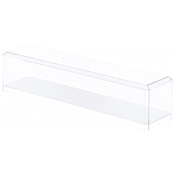 Pioneer Plastics 633CD Clear Plastic Display Case for 1:64 Scale Trucks (Mirrored), 15.625" W x 3.5" D x 3" H (Mailer Box)