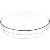 Pioneer Plastics 170C Clear Round Petri Dish Plastic Container, 6" W x 1" H