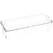 Pioneer Plastics 398C Clear Rectangular Plastic Container, 11.75" W x 4.875" D x 2.4375" H