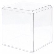 Pioneer Plastics 1010C-UV Clear Plastic Display Case (UV Resistant) for Basketballs, Soccer Balls, and Baseball Gloves, 9.75" W x 9.75" D x 9.625" H