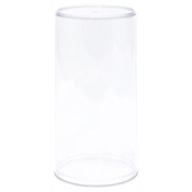 Pioneer Plastics 280C Round Plastic Display Cases for Dolls, Bears, Action Figures, 4" W x 8" H