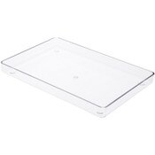 Pioneer Plastics TRAY-10R Clear Candy Plastic Tray, 10.125" W x 6.875" D x 1" H
