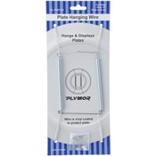 Plymor Stainless Steel Wall Mountable Plate Hanger, 8" H x 3" W x 0.5" D (For Plates 10" - 14")