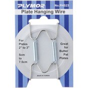 Plymor Stainless Steel Wall Mountable Plate Hanger, 3.5" H x 2.5" W x 0.375" D (For Plates 2" - 3")