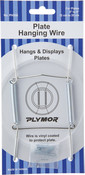 Plymor Stainless Steel Wall Mountable Plate Hanger, 4.625" H x 2.5" W x .5" D (For Plates 5" - 8")