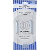 Plymor Stainless Steel Wall Mountable Plate Hanger, 6.125" H x 3" W x 0.5" D (For Plates 8" - 10")