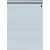Plymor Poly Mailer 2.25 Mil White / Gray Bag with Permanent Adhesive Closure and Perforated Tear Strip, 18.75" x 24" (Pack of 125)