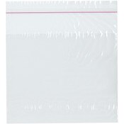 Plymor Polypropylene Resealable 1.25 Mil Clear Nuts or Candy Bag, 7" x 7" (Case of 1000)