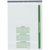 Plymor Ready to Ship 1.5 Mil Wicketed Poly Bags with Permanent Adhesive Strip and Suffocation Warning, 13" x 17" (Pack of 250)