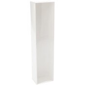 Collecting Warehouse Redoll Clear Folding Display Box with White Liners and Black Elastic for 11-12 inch Fashion Dolls, 3" W x 2" D x 12.5" H