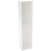 Collecting Warehouse Redoll Clear Folding Display Box with White Liners and White Elastic for 11-12 inch Fashion Dolls, 3" W x 2" D x 12.5" H