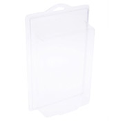 Protech SSWFC-1 Clamshell Protector Display Case for Basic WWE Wrestling Action Figures & Star Wars Black Series 6" Figures with Orange / Blue Packaging, 6.5" W x 10.5" H x 2" D