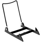 Gibson Holders 3PL Adjustable Black Wire and Black Acrylic Display Easel, 3.875" W x 5.375" D x 5.25" H