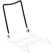 Gibson Holders 3PL Adjustable Black Wire and Clear Acrylic Display Easel, 3.875" W x 5.375" D x 5.25" H