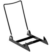 Gibson Holders 4PL Adjustable Black Wire and Black Acrylic Display Easel, 3.875" W x 5.375" D x 6.25" H
