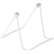 Gibson Holders 1A Adjustable White Wire Display Easel, 3.25" W x 3.75" D x 3.625" H