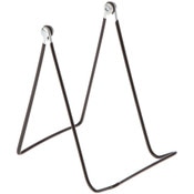 Gibson Holders 2AT Adjustable Black Wire Display Easel, 3.625" W x 4.25" D x 5.75" H
