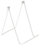 Gibson Holders 2AT Adjustable White Wire Display Easel, 3.5" W x 5.75" H