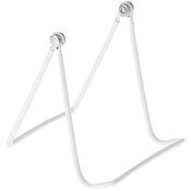 Gibson Holders 2A Adjustable White Wire Display Easel, 3.625" W x 4" D x 4.5" H