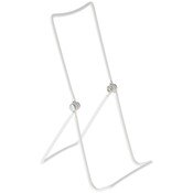 Gibson Holders 3A Adjustable White Wire Display Easel, 3.625" W x 4" D x 8.75" H
