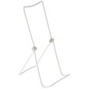 Gibson Holders 3A Adjustable White Wire Display Easel, 3.625" W x 4" D x 8.75" H