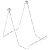 Gibson Holders 6A Adjustable White Wire Display Easel, 3.5" W x 4.75" D x 4.75" H