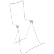 Gibson Holders 3DDX Adjustable White Wire 2-Tier Display Easel, 5.5" W x 4.75" D x 8.5" H