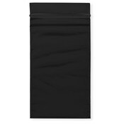Plymor 3" x 5" (Pack of 100), Black 2 Mil Zipper Reclosable Plastic Bags
