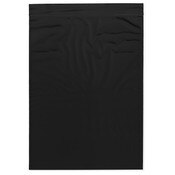 Plymor 9" x 12" (Pack of 100), Black 2 Mil Zipper Reclosable Plastic Bags