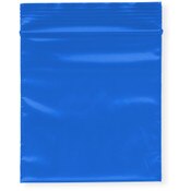 Plymor 3" x 3" (Pack of 100), Blue 2 Mil Zipper Reclosable Plastic Bags