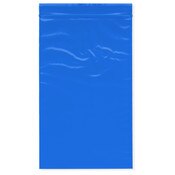 Plymor 5" x 8" (Pack of 100), Blue 2 Mil Zipper Reclosable Plastic Bags
