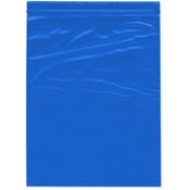 Plymor 8" x 10" (Pack of 100), Blue 2 Mil Zipper Reclosable Plastic Bags