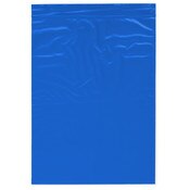 Plymor 9" x 12" (Pack of 100), Blue 2 Mil Zipper Reclosable Plastic Bags