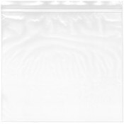 Plymor 13" x 13" (Pack of 100), 2 Mil Zipper Reclosable Plastic Bags
