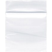 Plymor 2" x 2" (Pack of 100), 2 Mil Zipper Reclosable Plastic Bags