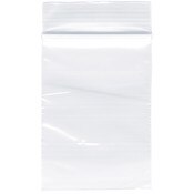 Plymor 2" x 3" (Pack of 100), 2 Mil Zipper Reclosable Plastic Bags