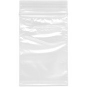 Plymor 3" x 4.5" (Pack of 100), 2 Mil Zipper Reclosable Plastic Bags