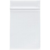Plymor 3" x 4" (Pack of 100), 2 Mil Zipper Reclosable Plastic Bags