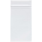 Plymor 3" x 5" (Pack of 100), 2 Mil Zipper Reclosable Plastic Bags