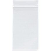 Plymor 3" x 5" (Pack of 100), 2 Mil Zipper Reclosable Plastic Bags