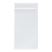 Plymor Zipper Reclosable Plastic Bags, 2 Mil, 3" x 5" (Pack of 100)